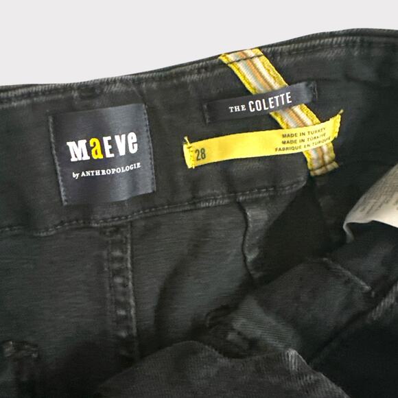 Maeve By Anthropologie wide leg hipster cropped trouser 28 - Picture 5 of 5